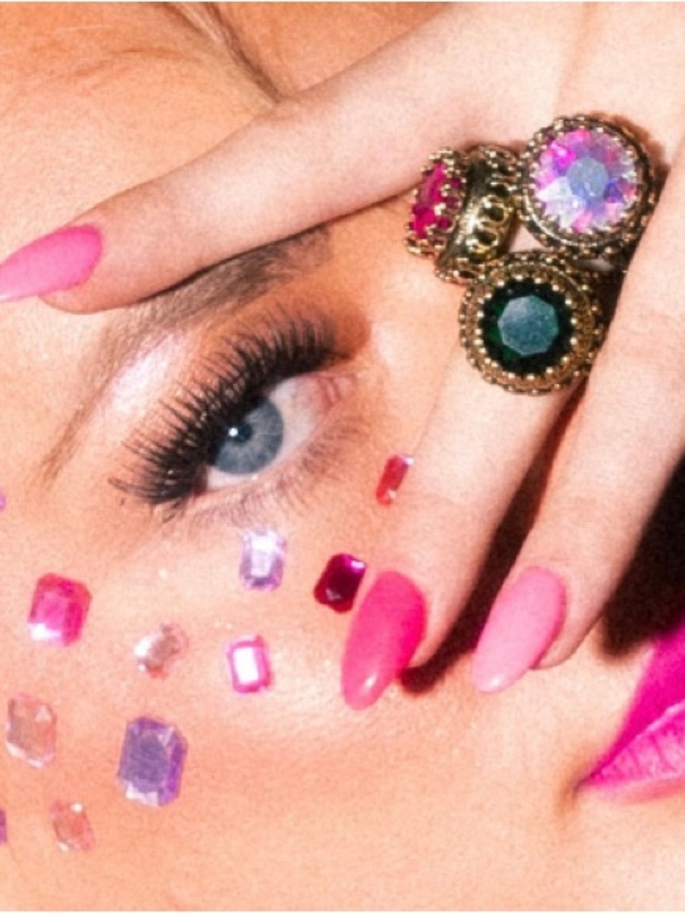 NEW Feed Me Gems Pink Queen Ring - Size 7 - Picture 3 of 11